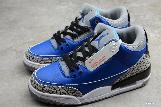 Jordan Air CT8532-400 Varsity Retro 3 Cement Royal 0103